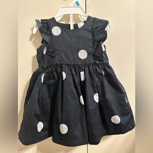 Carter’s Black & White Baby Dress - 6 Months